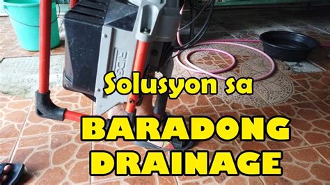 Barado ang drainage in English with contextual .